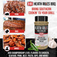 Heath Riles BBQ Rub - Garlic Jalapeño Seasoning, 12 oz, Model HRGJR, Champion Recipe for smoky aroma & Grilling