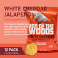 Hen Of The Woods Kettle Cooked Potato Chips, White Cheddar Jalapeno Flavor, 2 Ounce Bag, 12-Pack