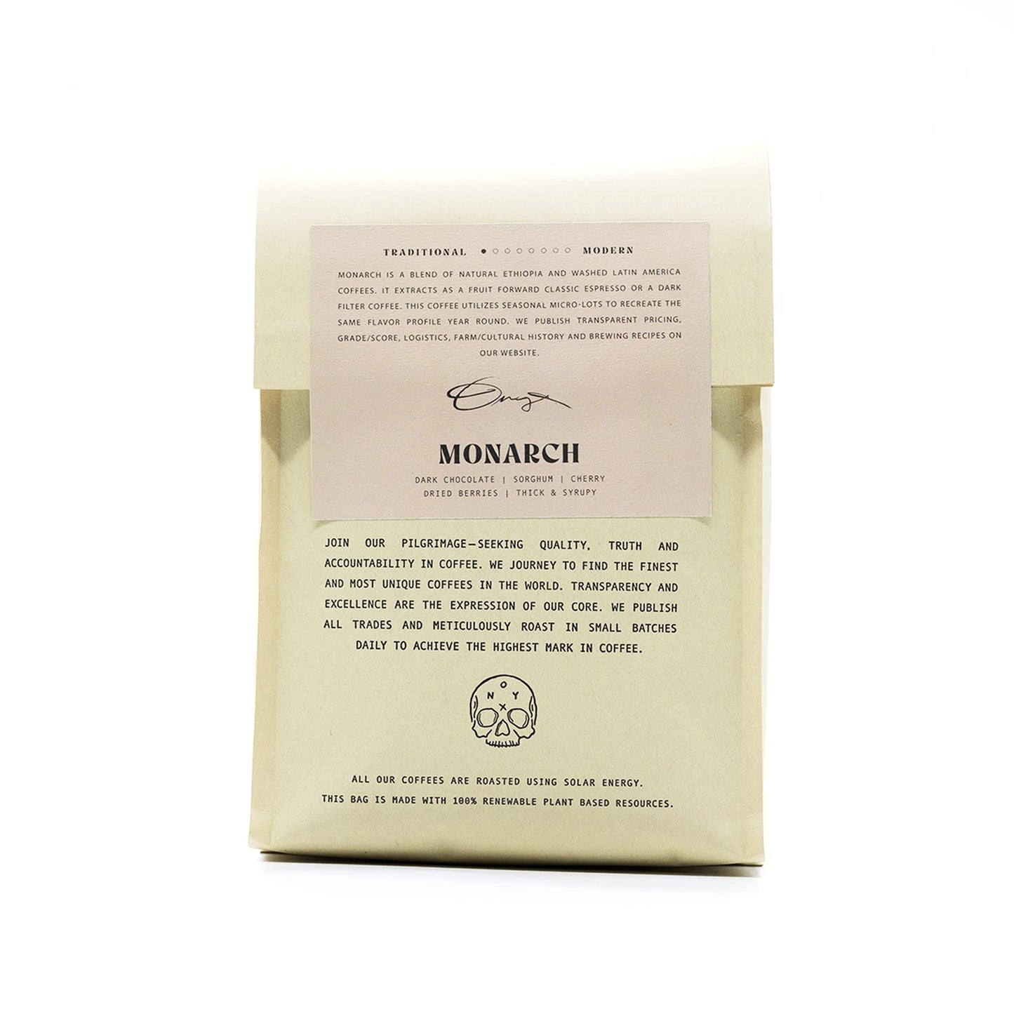 Onyx Coffee Lab Monarch Whole Bean Espresso Coffee Blend - Medium Dark Roasted Coffee Beans Whole - Coffee Whole Beans W/Notes O