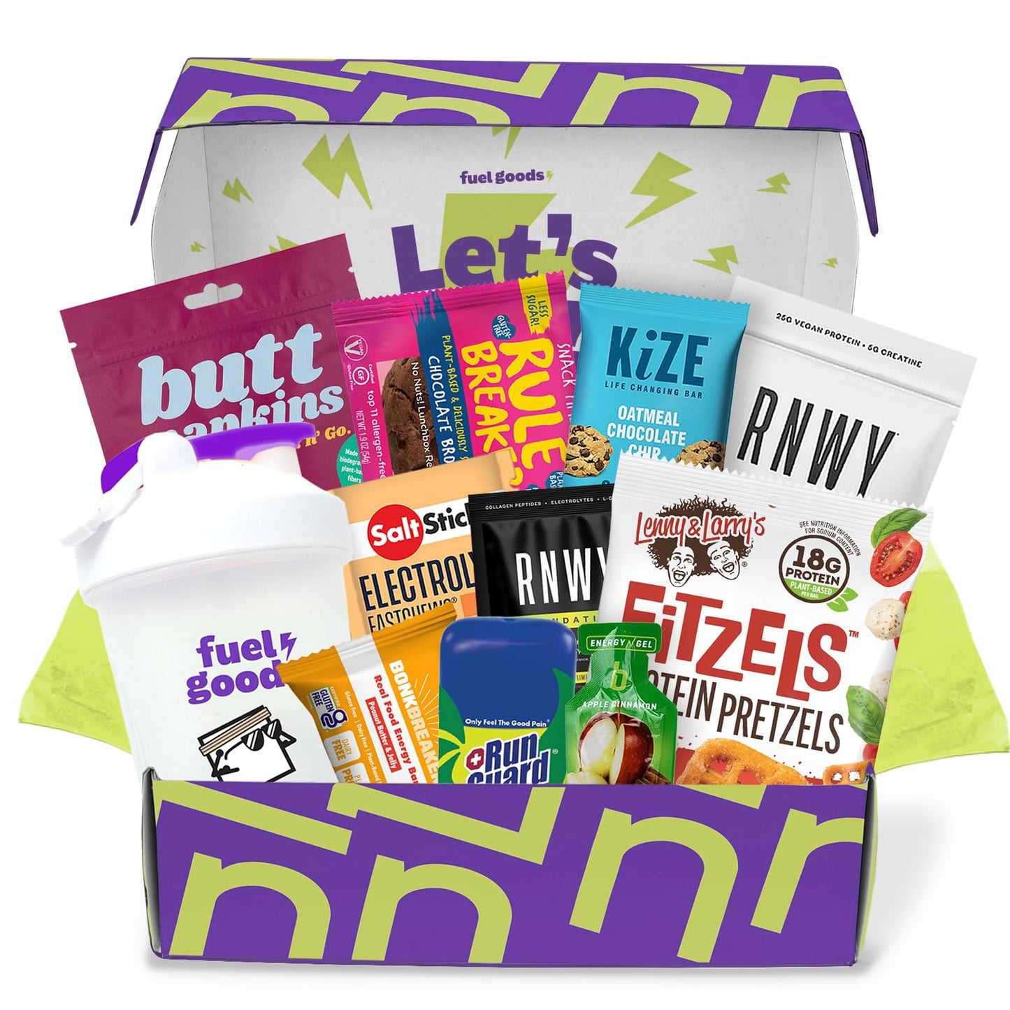 The RunnerBox by Fuel Goods - Best Running Gift Box for Women and Men  10-12 Runner Essentials for Training  Recovery  and Race Day; Marathon Gifts