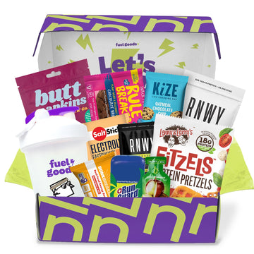 The RunnerBox by Fuel Goods - Best Running Gift Box for Women and Men  10-12 Runner Essentials for Training  Recovery  and Race Day; Marathon Gifts
