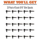 SAP HAPPY Maple Sap Spiles, 25 Count, 5/16 Ecolo Taps for Maple Trees, Tree Saver Spouts