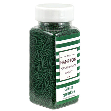 Green Sprinkles Jimmies 3.17 oz, Sprinkles For Cake Decorating, Cake Sprinkles, Sprinkles For Baking, Ice Cream & More, The Hamp