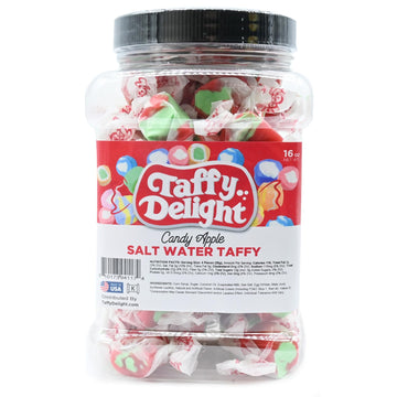 Taffy Delight Salt Water Taffy (16oz, Candy Apple)
