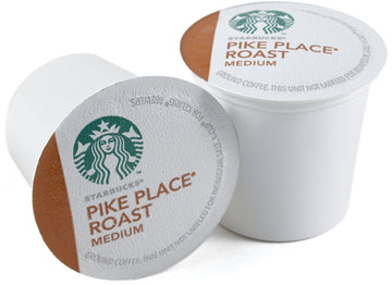 Starbucks Coffee K-Cup Pods, Pike Place Roast Medium Roast Coffee, 24 Ct K-Cups/Box (Pack Of 2 Boxes)