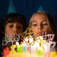 Chewarelly 12 Pack Multi Styles Birthday Cake Topper Set, Acrylic Cake Bunting Decor Birthday Cake Picks Party Decorations Suppl