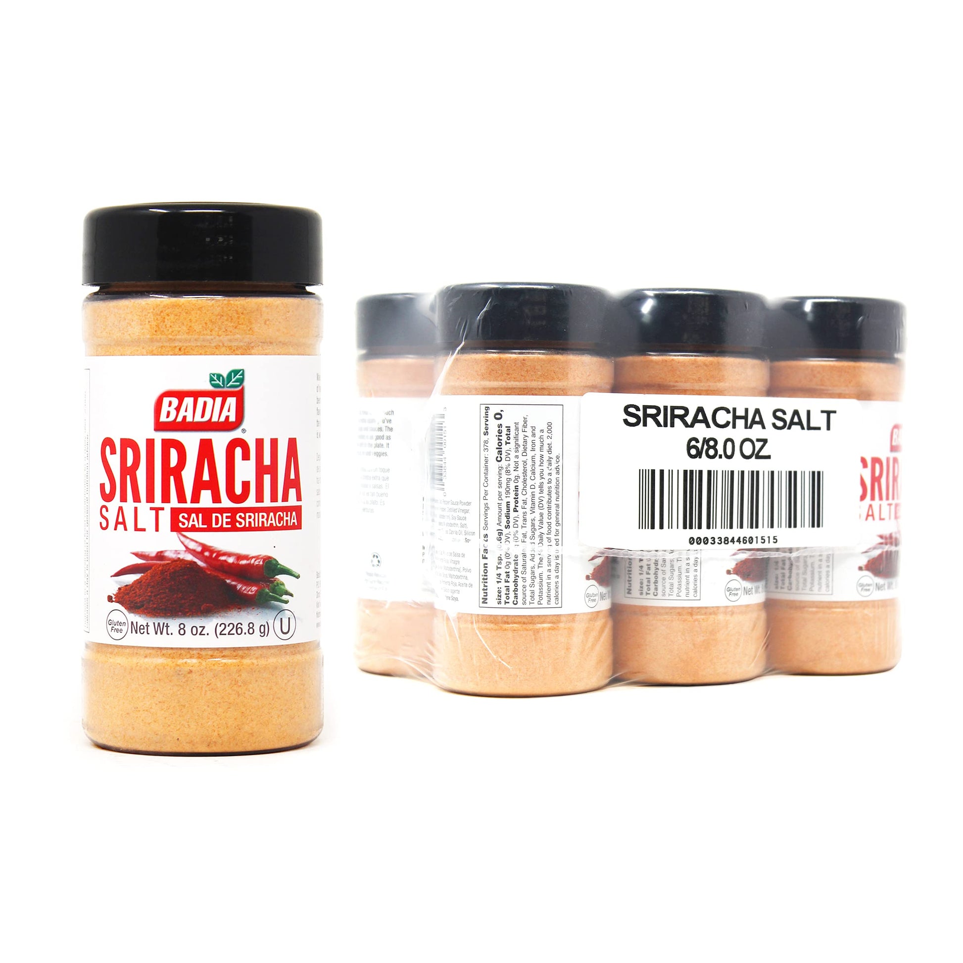 Badia Sriracha Salt, 8 oz (Pack of 6)
