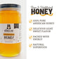 The Honey Jar Raw Clover Honey, Unfiltered & Unpasteurized, 48oz Jar