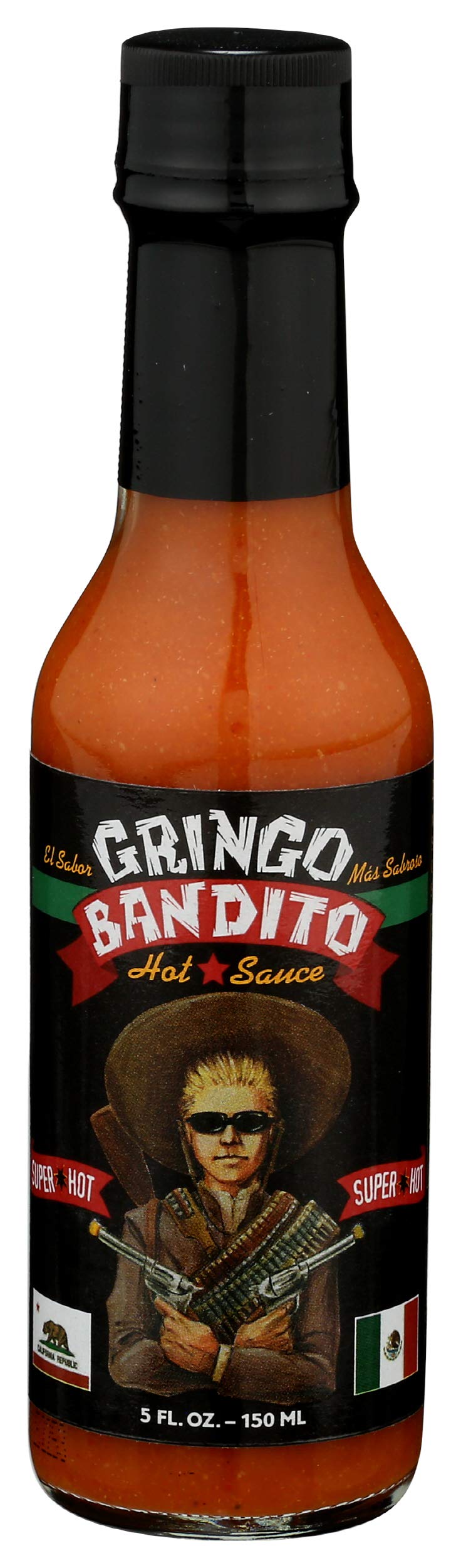 Gringo Bandito Sauce Super Hot, 5 fl oz