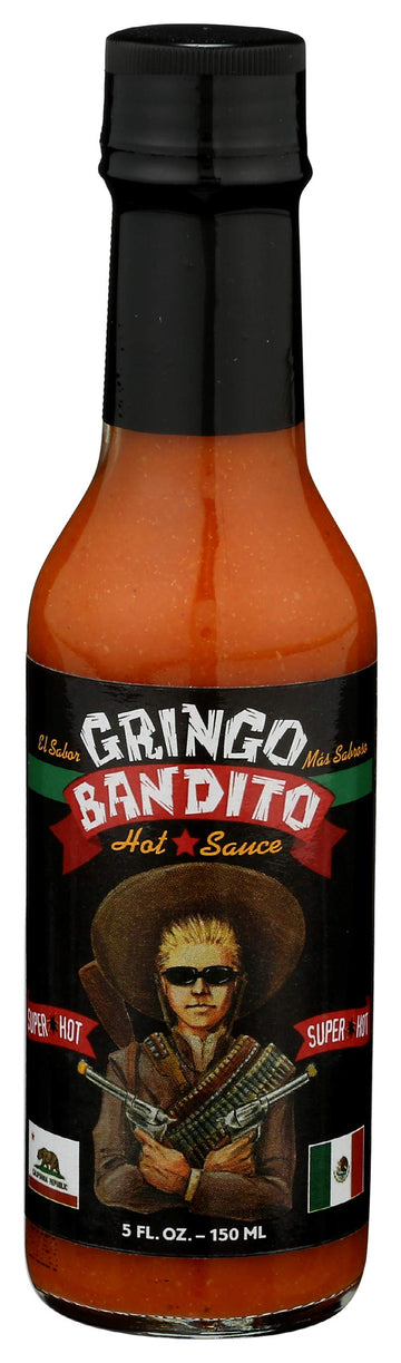 Gringo Bandito Sauce Super Hot, 5 fl oz