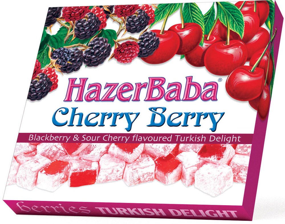 Hazer Baba Cherry Berry Turkish Delight, 250G