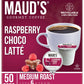 Maud'S Raspberry Chocolate Flavored Coffee Pods, 50 Ct | Raspberry Choco Latte Flavor | 100% Arabica Medium Roast Coffee | Solar