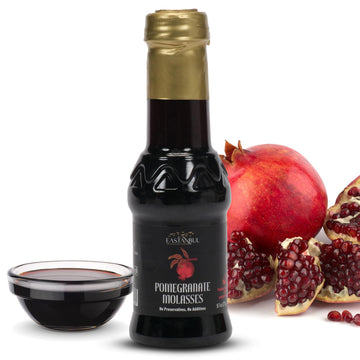 Eastanbul Pomegranate Molasses  9.7oz  No Added Sugar  Mediterranean Pomegranate Syrup  Nar Eksisi Sweet and Sour Sauce  100% Natural  Concentrate  Vegan Sauce  Paste  Salad Dressing  No Additives