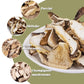 Vigorous Mountains Dried Mixed Mushrooms Blend For Cooking - Porcini Shiitake Oyster & Champignon - 3.53Oz (100G) - Soft Texture Bold Flavor & Vegan - Ideal For Cooking