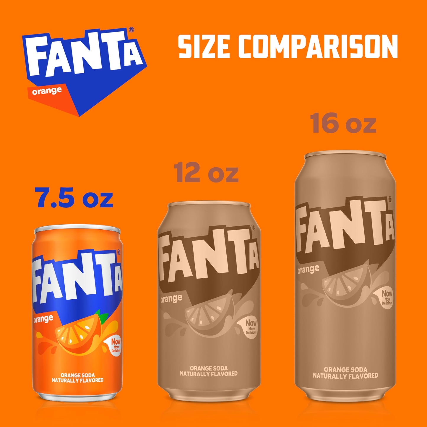 Fanta Mini Cans 6 Pack - 7.5 oz - Refreshing Carbonated Beverage
