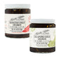 Spicy Serrano & Mild Jalapeno Pepper Chili Crisp Crunch - 6oz Variety 2 Pack - All Natural Chili Oil Hot Sauce 100% Olive Oil, G