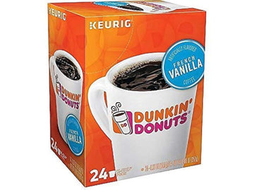 Dunkin ' Donuts 2519292 French Vanilla Coffee K-Cup Pods Medium Roast 24/Box (400847)