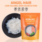 Soeos Konjac Noodles, Angel Hair Pasta, Low Calorie, Low Carb, Keto And Paleo Friendly Shirataki Noodle, Gluten-Free, Fat Free,