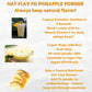 NAT FLAV Freeze Dried Pineapple Powder - 10.5oz/300g | 100% Natural, No Added Sugar, No Preservatives | Pure Tropical Flavor for
