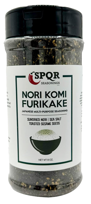 Nori Komi Furikake Multi-Purpose Rice Seasoning Xl 8 Oz. Jar Sugar Free By Spqr Seasonings