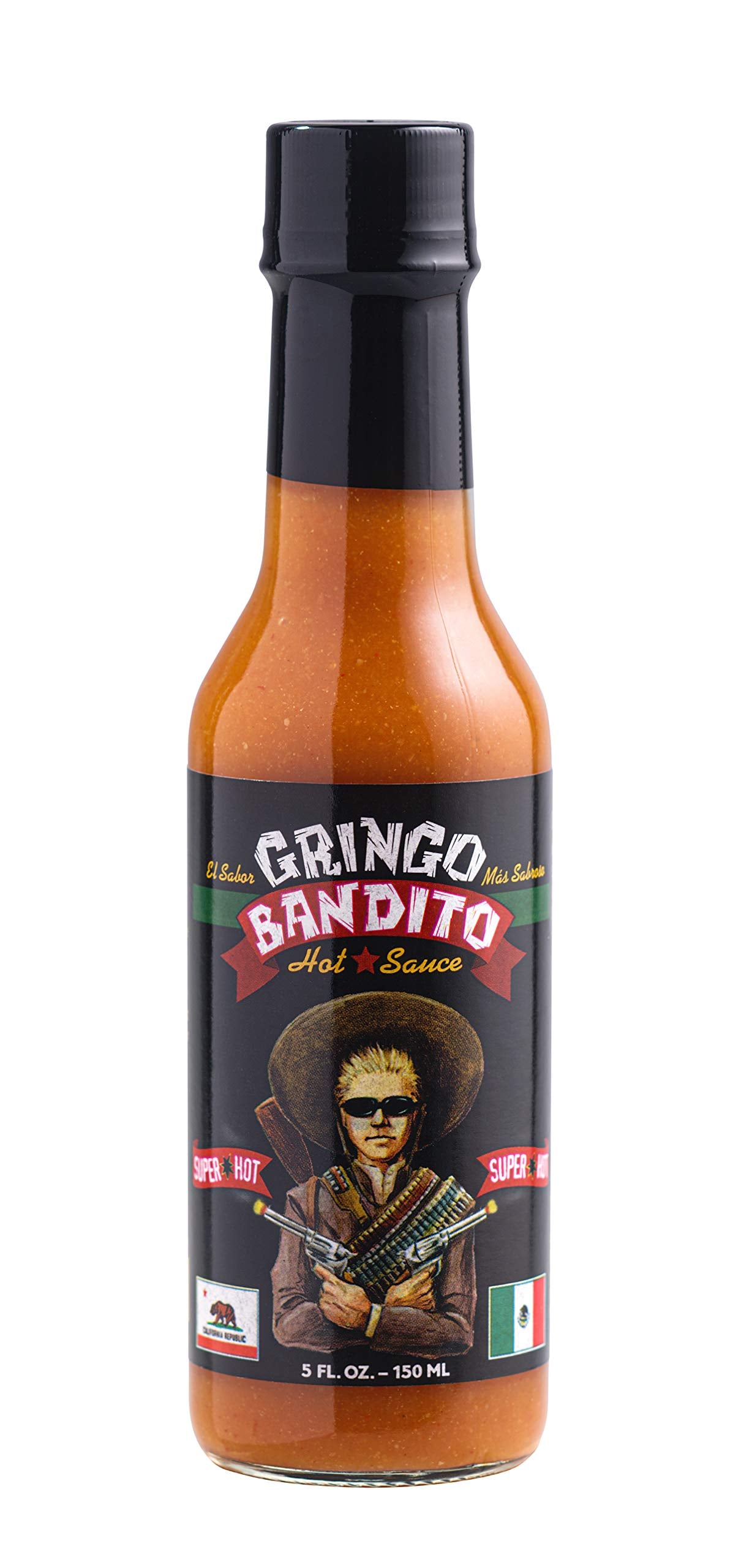 Gringo Bandito Hot Sauce O.G. Variety Pack, 5 Ounce (4 Pack)