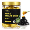 Black Sesame Ball 280g (30 Pills) Handmade with Pure Honey Black Rice?Bean Natural Grain Snack No Additives ????