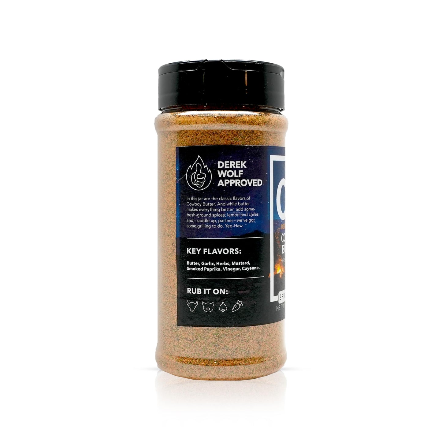 Spiceology Cowboy Butter Seasoning - Bold & Buttery Blend with Garlic, Smoked Paprika & Mustard - 10.4 oz