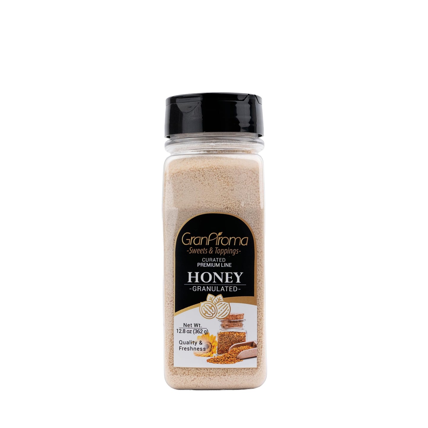 GranAroma Honey Granules, Sweet & Natural Flavor, Use in Baking, Tea, Smoothies (12.8 Ounce)