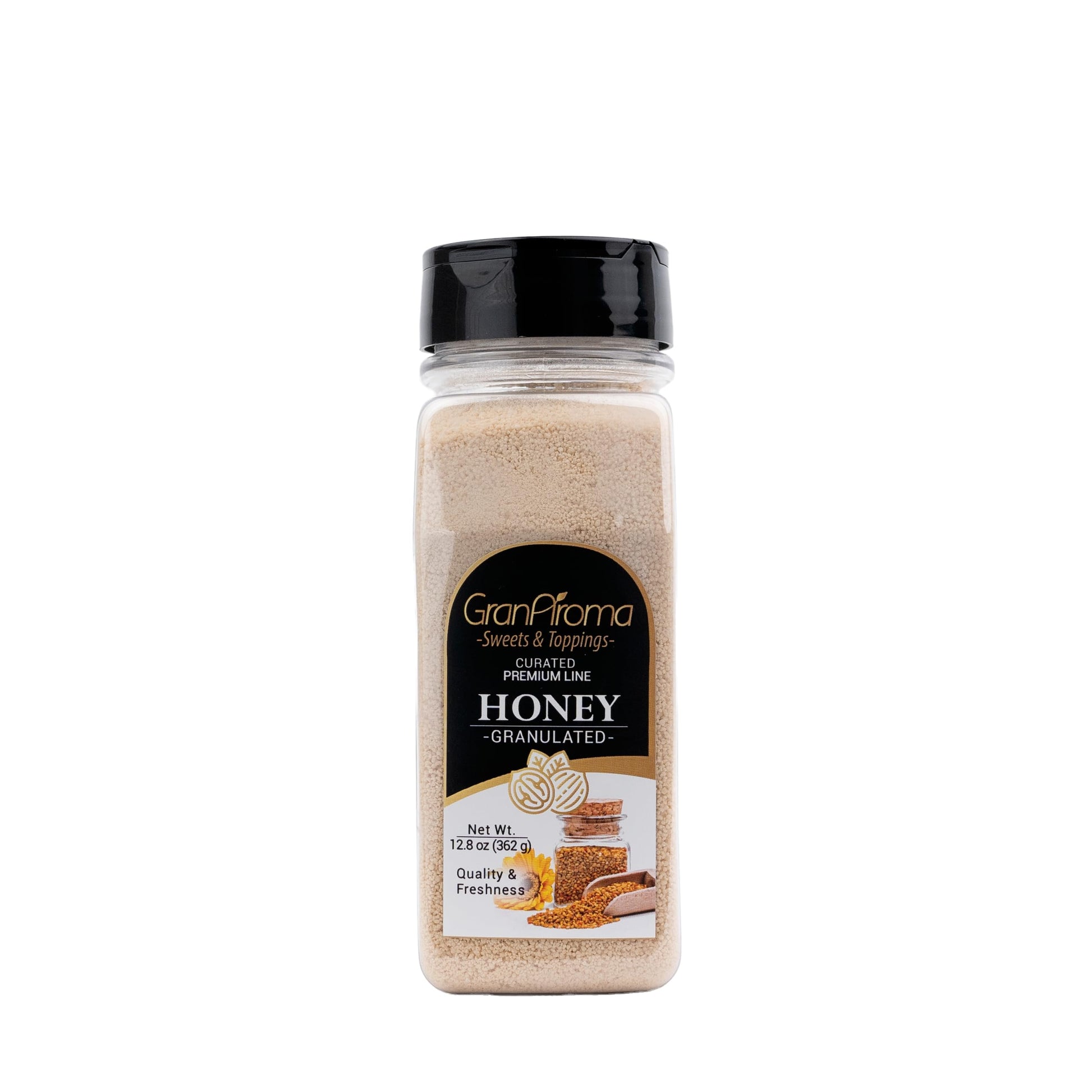 GranAroma Honey Granules, Sweet & Natural Flavor, Use in Baking, Tea, Smoothies (12.8 Ounce)