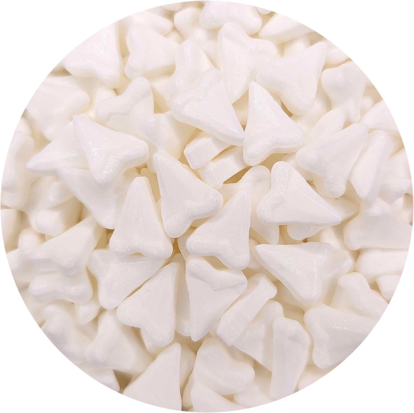 Ncs White Shark Teeth Edible Candy Sprinkles, 8 Ounces
