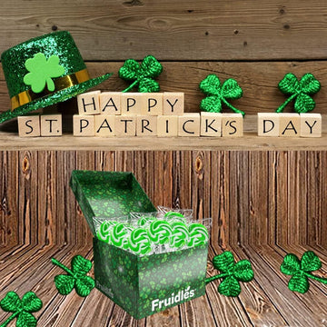 Fruidles St. Patrick'S Day Swirl Lollipops, Party Favor Box - Individually Wrapped (Pack Of 72)