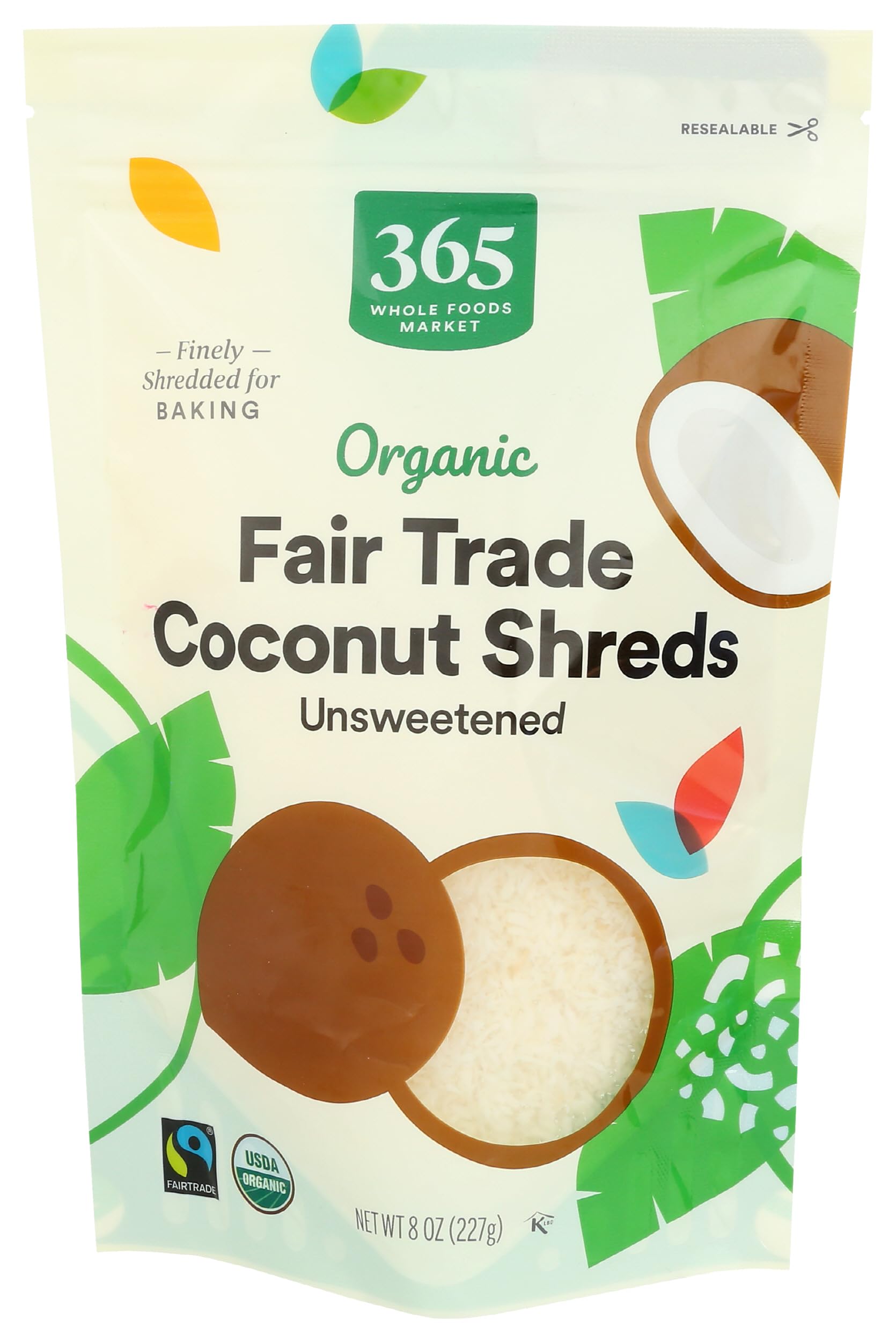 365 by Whole Foods Market  Organic Shredded Coconut  8 Ounce
