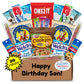 Hangry Kit Birthday Snack Box For Your Son - (20 Count) Happy Birthday Gift Basket Care Package - Contains Birthday Snacks, Cook