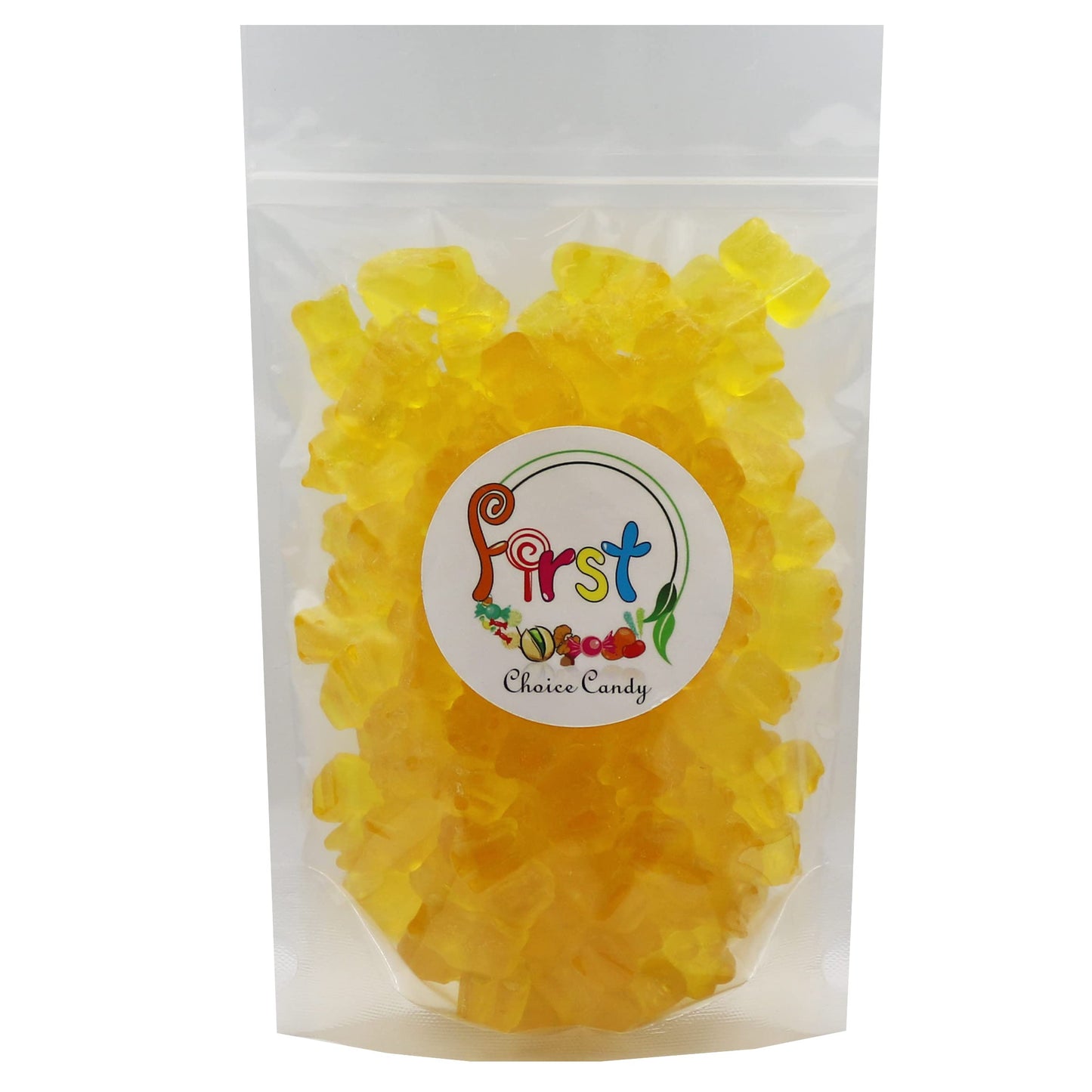 FirstChoiceCandy Gummy Bears (Yellow Lemon, 2 Pound (Pack of 1))