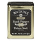 Watkins Pure Ground Black Pepper, Kosher, Gluten Free & Non-GMO, 4 Ounce (Pack of 1)
