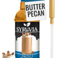SYRUVIA Sugar Free Coffee Syrup, Butter Pecan Flavor, 25.4 Fl Oz with Pump