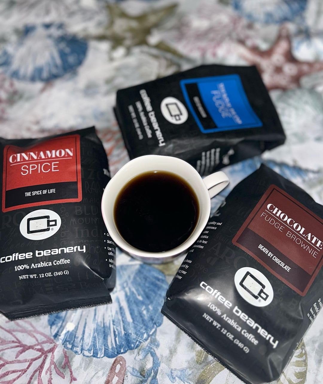 Cinnamon Spice Flavored Coffee, Specialty Arabica Coffee, Medium Roast, 12 Ounce, Automatic Drip (Ground)