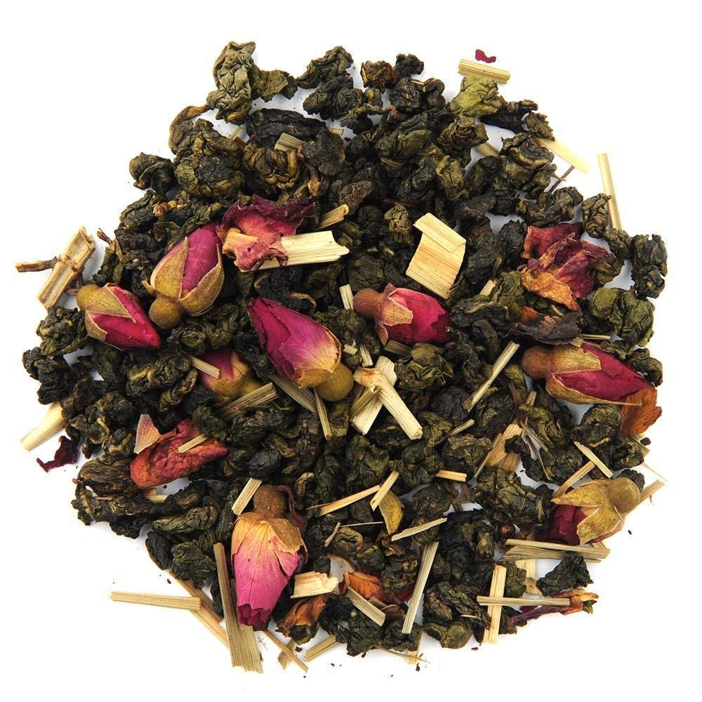 Organic Positively Tea Company, Summer Rose Oolong Tea, Loose Leaf, 16 Ounce