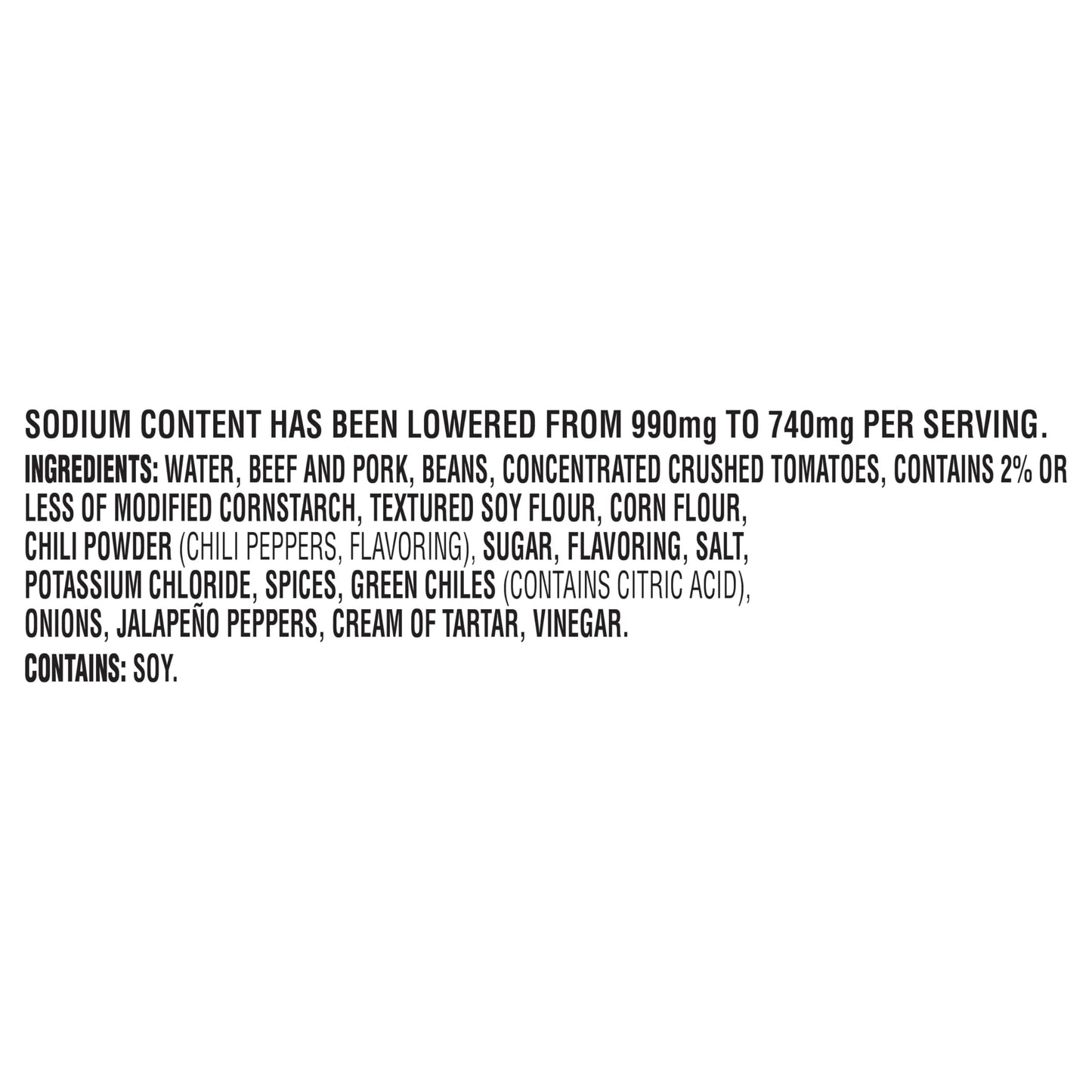 Hormel Chili With Beans, Less Sodium, 15 oz Canned Chili, Gluten-Free, Pack of 12, 16g Protein per Serving