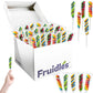 The Dreidel Company Rainbow Twist Lollipop, Mixed Fruit Flavor, 3 Sucker, 96-Pack