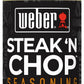 Weber Steak  N Chop Seasoning, 6 oz (Pack of 6)