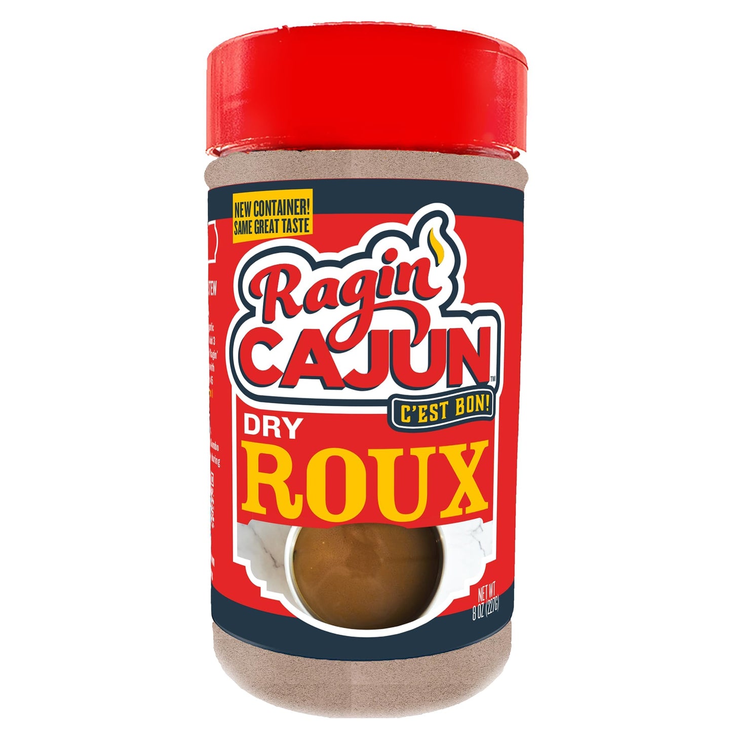Authentic Dry Roux 8 oz Ragin Cajun (Pack of 12)