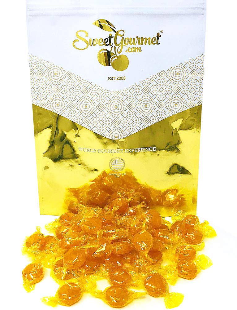 Sweetgourmet Butterscotch Buttons | Arcor Premium Bulk Wrapped Hard Candy | 3 Pounds