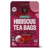 Fgo Organic Hibiscus Tea, 100 Count, Eco-Conscious Tea Bags, Caffeine Free, Packaging May Vary (Pack Of 1)