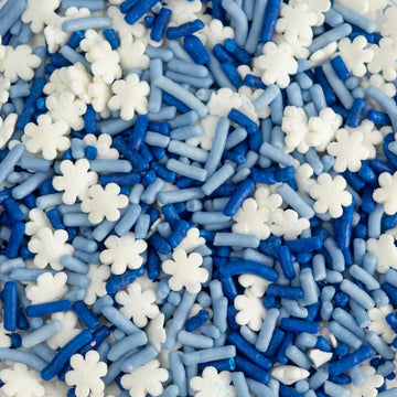 Cake Mate Frozen Snowflakes Dessert Sprinkles, Easy Pour Lid - Edible Cake Decorating And Baking Sprinkles For Cookies, Cupcakes