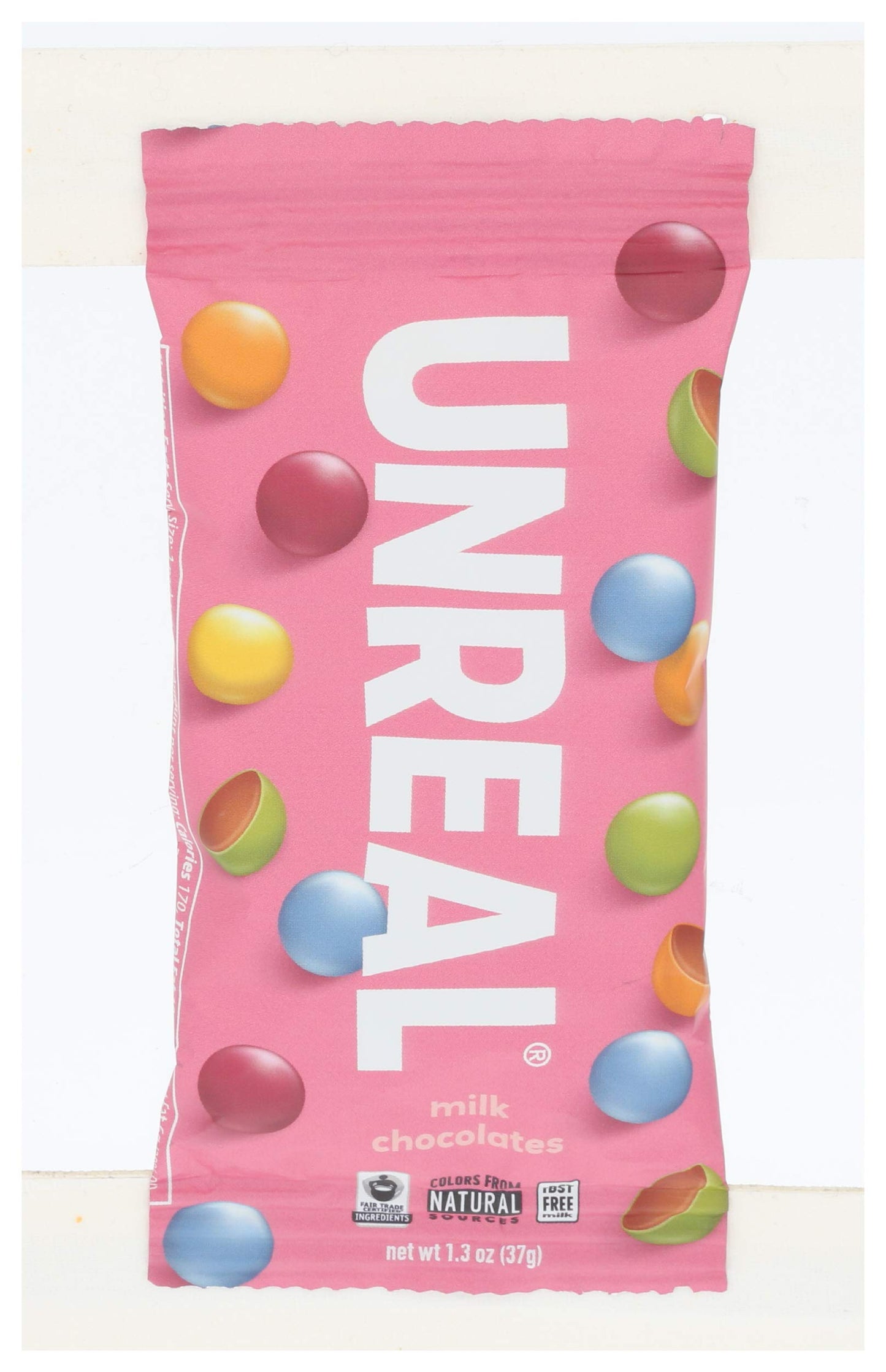 Unreal Milk Chocolate Gems 1.3 Oz
