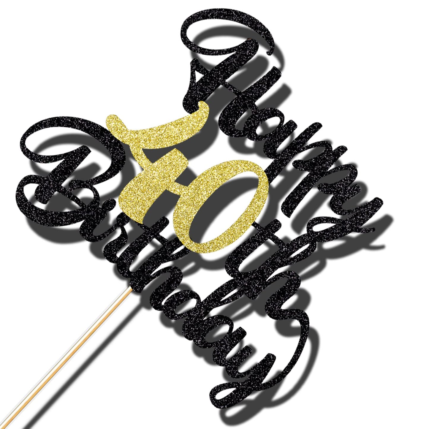 Klionjor 40Th Happy Birthday Cake Topper Happy Birthday Cake Decoration 40Th Birthday Party Decoration Gift Plugin (40)
