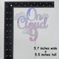 Festusdecor Glitter On Cloud 9 Cake Topper, Cake Topper, Happy 9Th Birthday Cake Decor, Nineth Cake Topper, Dreamy Gradient Colo