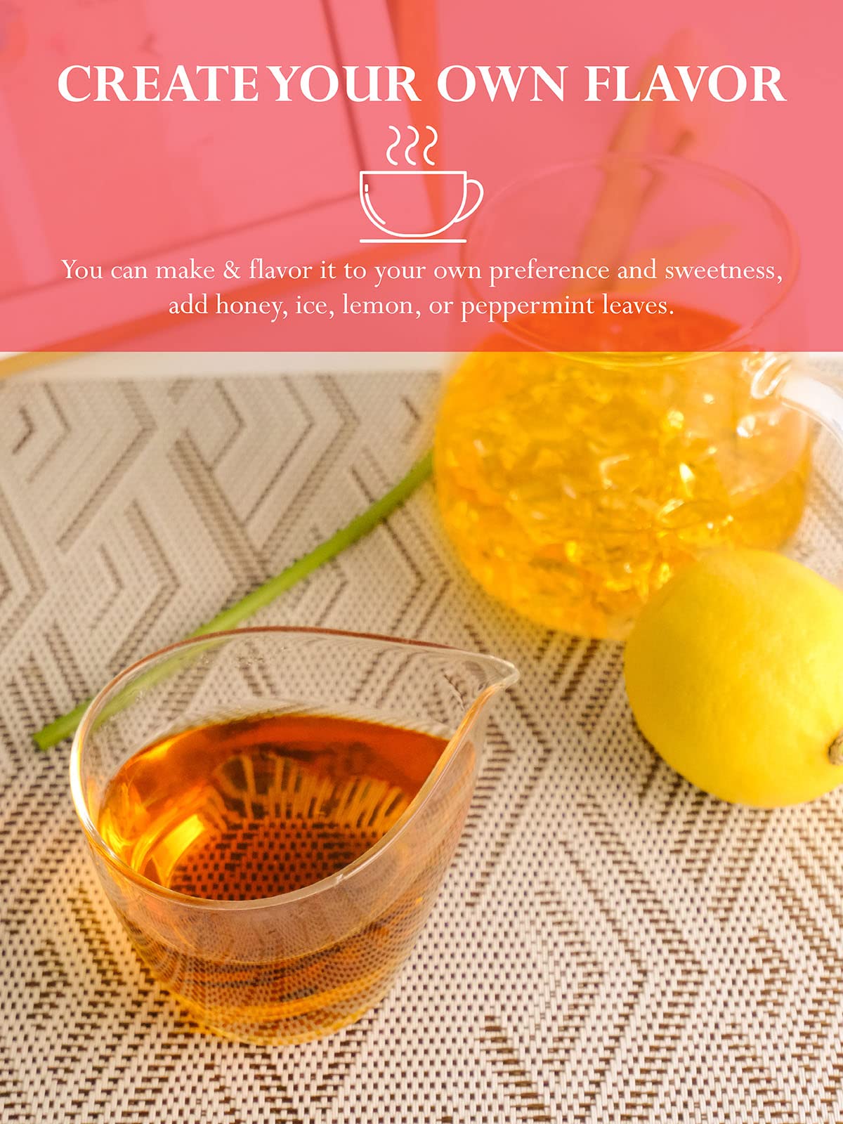 TeeLux Lapsang Souchong Tea Bags, Premium Smoked Black Tea, Caffeinated, 100 Count