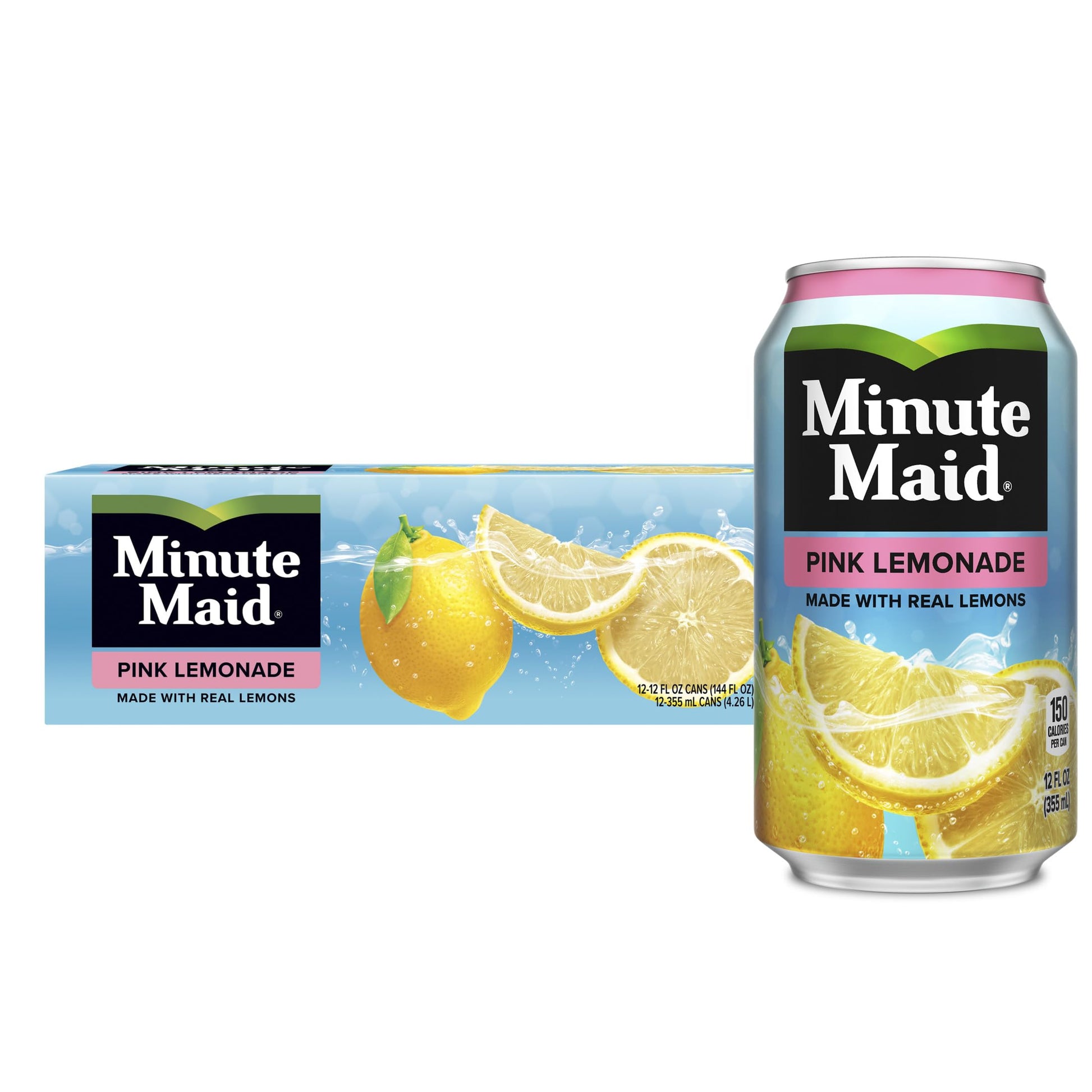 Minute Maid Pink Lemonade, 12 Fl Oz (pack of 12)